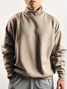 ORGN | American High Collar Loose Fit Warm Cotton Sweatshirt
