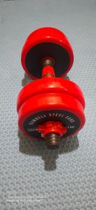 BARBELL DUMBELL ROX 5KG ADJUSTABLE BARBEL BONGKAR PASANG BAHAN RING FULL STELL ANTI PECAH