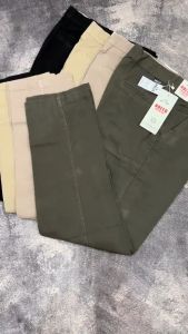 Celana panjang rocco bahan kanvas katun halus