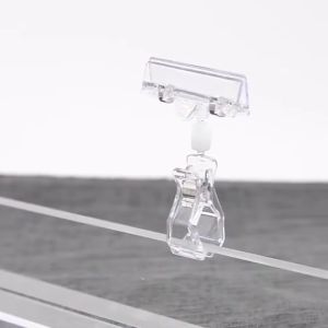 5 buah Jepitan Harga Transparan/Penjepit Harga Price Tag 11cm /Jepitan Harga Obral/Price Tag