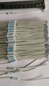 QIUWU 10Pc RF250V 10A 185 degree Thermal Cutoff RF 250V Ceramic Temperature Fuse For Electric Rice Cooker Safeguard Resistance