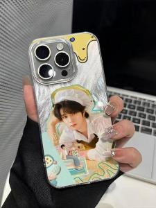 Yao Wen Liu Taiwan Calendar 17ProMax Feathers Phone Case for Huawei Xiaomi Anti-Fall Protection Cover Creative Cute Style