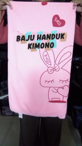 (BISA COD) BAJU HANDUK KIMONO DEWASA MOTIF KARAKTER WEARABLE BATH TOWEL DRESS