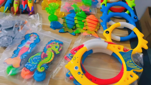 22Pcs/Set Underwater Swimming Diving Pool Toys Summer Diving Training Toys Throwing Swimming Toy