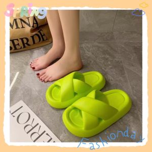 รองเท้าแตะ รองเท้าแตะแบบสวม รองเท้าแฟชั่นผู้หญิง รุ่นใหม่มาแรง น่ารักไม่ไหว 5 สี 🔥