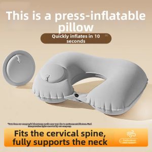 BEIANLANG | Cooling Inflatable Travel Neck Pillow Portable Foldable