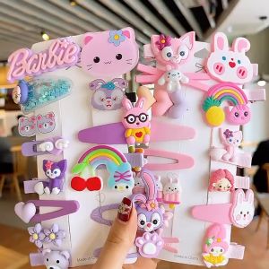 1 SET 15 PCS - Jepit Daisy Rainbow Import Korea Jepitan Rambut Anak Perempuan / Cewek Murah Hairpin Doff Rajut Impor Full Set Bayi Balita alinkidos