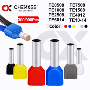 Double Wire Ferrule Dual Bootlace Ferrule Wire Ferrules Twin Ferrules Connectors Wire Connector Insulated Cord Pin End Terminal