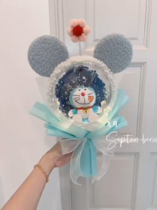 🇲🇾Ready Stock Doraemon Babys Breath Bouquet