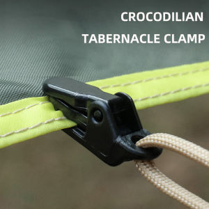 5/10Pcs Awning Clamp Tarp Clips Snap Hangers Tent Camping Survival Tighten Tool for Outdoor Camp Hike