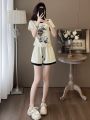 Cotton Traditional Chinese Style Fashion Two-Piece Set. 