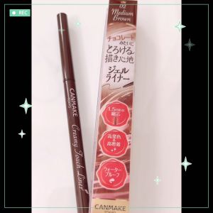 Bút chì kẻ mắt Canmake Creamy Touch Liner Waterproof - Gel kẻ mắt lâu trôi Canmake Tokyo Nhật Bản chống nước