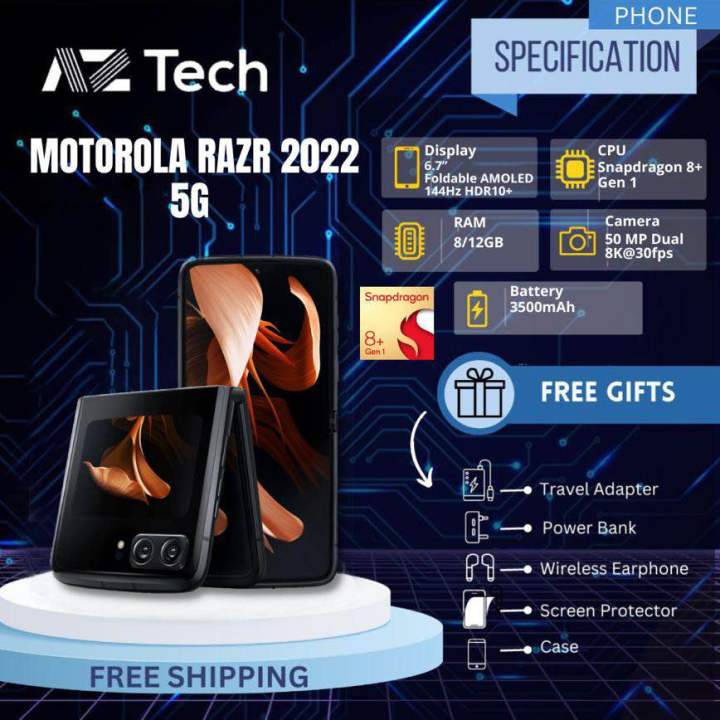 Original Motorola RAZR 2022 5G & 1 Year Warranty Lazada
