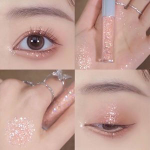 HeroOrange Shiny Crystal Liquid Eyeshadow Sparkling Highlighter Long-lasting Natural Looking Eye Makeup for All Skin Types