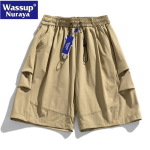 Quần Short Công Sở Nam WASSUP Nuraya Dáng Rộng Quần Dài Năm Điểm Quần Dài Ống Đứng Quần Thường Ngày Mùa Hè Thương Hiệu Thời Trang