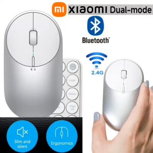 Original Xiaomi Portable Mouse 2 Optical Wireless Bluetooth 4.2 RF 2.4GHz 4000DPI Adjustable Dual Mode Connect
