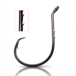 10pcs 4/0~8/0 High Carbon Steel Octopus Circle Hook Baitholder Fish Hook Trout Bass Pike Saltwater Fishing Inline Live Bait Hook