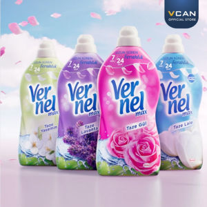 Vernel เวอร์แนล น้ำยาปรับผ้านุ่มคลาสสิค กลิ่นไวลด์โรส 858 มล.