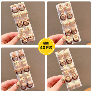 ริบบิ้นคล้องนิ้วหัวแม่มือสำหรับเด็ก ไม่ทำลายผม ยางยืดเด็ก ริบบิ้นผูกผมขนาดเล็กสำหรับเด็กผู้หญิง ตกแต่งผม ริบบิ้นผูกผม