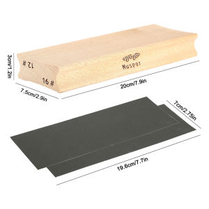 Guitar Sanding Block Wooden Dual Purpose Radius Sanding Blocks Fret Wire Leveling Fingerboard Luthier Tool for Guitar Bass