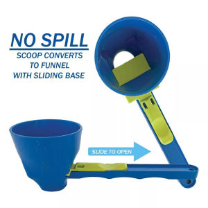 Durable Plastic Convenient Measuring Scoop Baking Lightweight Funnel Kitchen Supplies Kitchen Tool Seasoning Spoon
