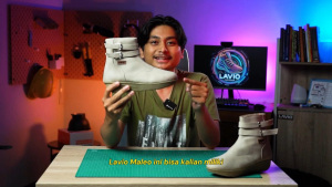 Sepatu Boots Wanita Casual Keren Kekinian Lavio Maleo Orchid