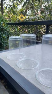 Gelas Plastik Cup 12 oz 14 oz 16 oz RJM [5gr] / Gelas Oz Plastik Cup Tebal RJM PP 50pcs