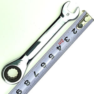 8-19mm Short Handle Ratchet Handle Wrench CR-V Combination Wrenches Quick Open Spanner Auto Repair Tools 1pcs