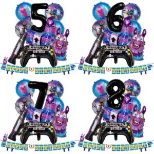 Trò Chơi Bắn Súng Fortnite Bộ Bóng Bay Sinh Nhật 32 Inch Dành Cho Trẻ Em Tiệc Sinh Nhật Trang Trí Bằng Giấy Bạc Đồ Dùng Trang Trí Sự Kiện Chủ Đề Quà Tặng Trang Trí Sự Kiện