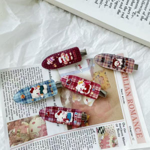 Adorable Sweet Sanrio Hair Clips Duckbill Hair Clips Girls Hair Accessories Christmas Theme Fashionable Cute Headwear
