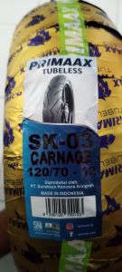 BAN PRIMAAX SK03 TUBELLES MATIK RING 12 UKURAN 120/70 NMAX PCX