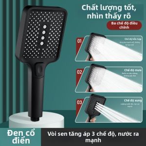 Vòi Sen Cầm Tay Áp Suất Cao Lưu Lượng Lớn