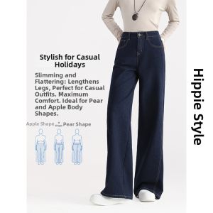 HIPPIE MISS | High Heels Specific Hipster Style White Denim Trousers Three Proof