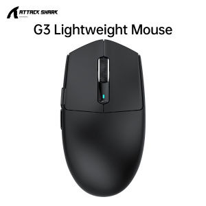 ATTACK SHARK | ATTACK SHARK G3 Wireless MousePAW3311 Sensor BT/2.4G/Wired 62g Ultra Light25000DPIMacro Gaming Mouse