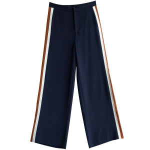 Color Block Sporty Straight Leg Pants