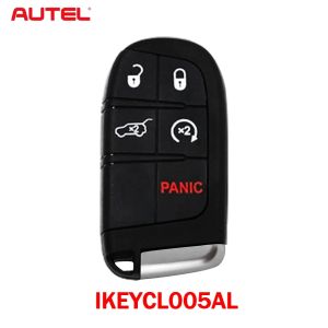 2PCS AUTEL MAXIIM IKEY Premium Style IKEYCL004AL/CL005AL For Chrysler 4/5 Buttons Universal Smart Key For KM100 IM508/608  PRO