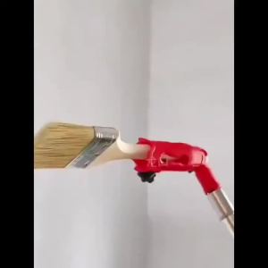 Multi-Angle Paint Brush Extender 180° Rotating High CeilingWallsMoldingsCornersEdger Paint Tool Extension Pole Attachments