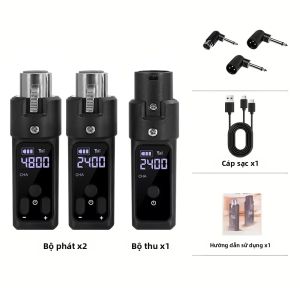 Hệ Thống Thu Phát Micro Không Dây Bộ Chuyển Đổi Cầm Tay Động Dành Cho Sử Dụng Tại Nhà Và Phòng Thu