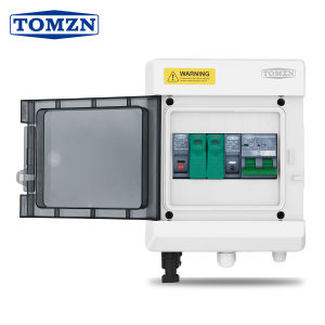 Hộp Kết Nối Năng Lượng Mặt Trời TOMZN 6 Chiều Có Khả Năng Chống Sét Cầu Chì DC 600V MCB SPD Chống Thấm IP65 Cho Hệ Thống Quang Điện