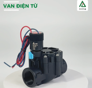 Van điện từ 34mm van điện từ phi 34 van điện từ 220v/24v van từ chống nước dùng được ngoài trời Chất liệu nhựa cao cấp gia cường sợi thủy tinh độ bền cao -  Điện áp 220VAC/24VAC/24VDC