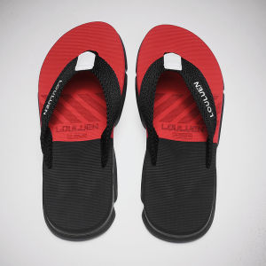 Cool Road Mens Sandals Rubber Soft Bottom Slip-On Casual Wear-Resistant Anti-Slip Summer Outdoor Slippers Trendy Youth Footwear