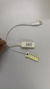 Đèn led máy may 12 bóng - Hai màu trắng tím