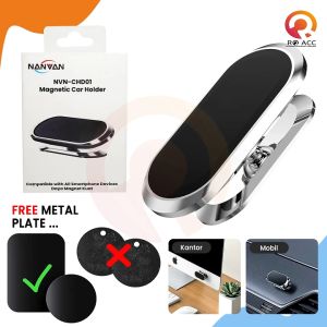 [RO ACC] CHD01 MAGNET CAR HOLDER WITH ORGANIZER CABLE 360 ROTATION ALL TIPE HP