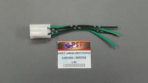 Soket Lawan Swit Stater Karisma (PSP) Socket Kabel Cable Fitting Cop Konektor Bendik Relay Starter