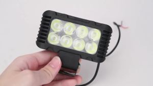 KEVANLY | 2/4pcs 8 Led Auxiliary Work Light Motor Spotlight For Tractor Boat Truck SUV ATV Universal 6500K LED Fog Lights Driving Lamp 12V