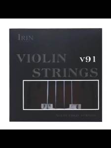 IRIN | IRIN V91 Violin Strings Premium Copper Alloy Core with Metal Bead Ends Ideal Choice for 4/4 Violin Warm Tone & Durable