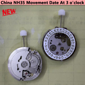 GEEKTHINK | Movement China NH35 Can Replace The Japanese NH35 Movement Date At 3 oclock Calendar High Accuracy Automatic Mechanical NH35A