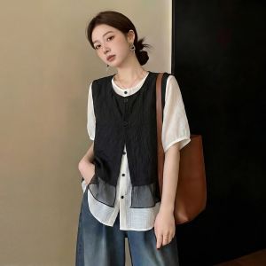 V.C.I | Plus Size Thin Chiffon Shirt 2026 New Summer