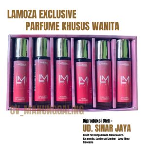 Lamoza Exclusive Female Parfume Wanita Isi 6 Botol 30 ml kualitas premium