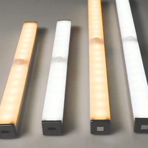 Magnetic Rechargeable Motion Sensor LED Light Bar – Wireless Cabinet Cupboard Lamp No Drilling